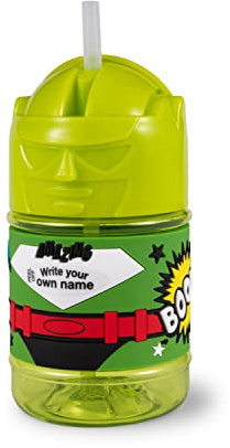 Personalised Super Drinks Bottle (Blank Male Green)