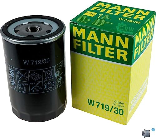 EISENFELS Filter Set erstellt mit MANN-FILTER Ölfilter W 719/30 (10), Verschlussschraube