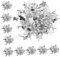 BESPORTBLE 10st Cheerleader Aus Metallfolie Jubel-pom-poms Tanzpompons Glitzer-pompoms-armband Temperamentvolle Pomponbänder Jubelndes Zeug Jubel Poms Leistungsrequisiten Plastik Tragbar Kind