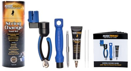Music Nomad MN218 - Kit de changement de cordes (manivelle, pince, Tune-it, bras Octopus)