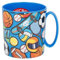 ALMACENESADAN, 5222, Taza apta para microondas, capacidad 350ml, producto reutilizable; deportes