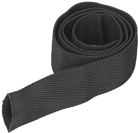 flexman Protector Cuerda Cabrestante, Funda Protectora Universal Poliéster para Cuerda Cabrestante para Línea Cable 5 cm Ancho, Protectores contra Rozaduras Línea (2M)