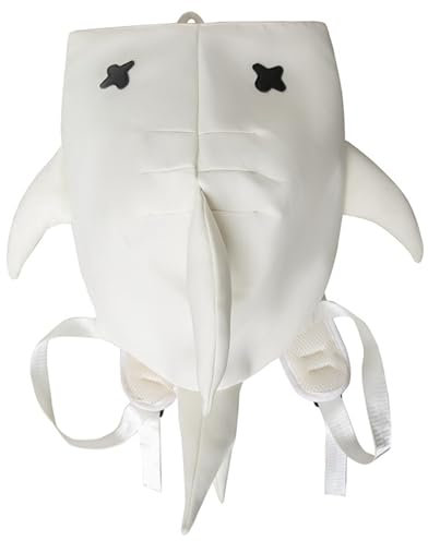 Haifisch -Rucksack, 3D -Haifisch -Tasche, Reißverschluss Geräumige Neuheitspanne, trendiger tragbarer Kinder -Rucksack mit Griff für Mobiltelefone, Brieftaschen, Kosmetik, Schule, Haifischabrechnung