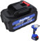 Batterie lithium-ion rechargeable 21 V 6,0 Ah pour clé à chocs – Batterie de rechange pour clé électrique sans fil – 1 pièce