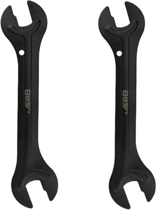 2 Pcs Bicycle Pedal Cone Wrench, Bike Pedals Hub Wrench Double Side Cycling Axle Spanner Hub Repair Removal Tool 13,14,15,16mm