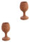 MAGICLULU 2St Weinglas aus Kokosnussholz trinkbecher Holz Weinglas Teebecher Holzweinbecher Holzweinglas Holzbecher zum Trinken Weinkelch japanische Teetasse Vintage Kelch Kelch Weingläser