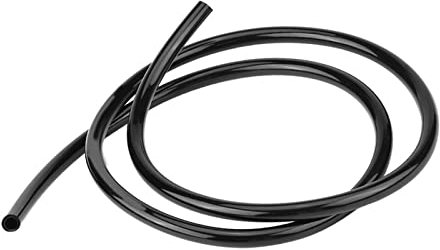 KooingTech 1M Fuel Line Hose, Fuel Hose for Motorcycle, 5mm ID 8mm OD Fuel Pipe, Black Rubber Petrol Oil Pipe for Motorcycle