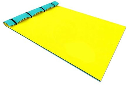 Ronyme 70.8x21.6 Pulgadas Flotador de Agua Manta Colchón de Piscina Portátil Roll up Cojín para Mar, Lago, Piscina
