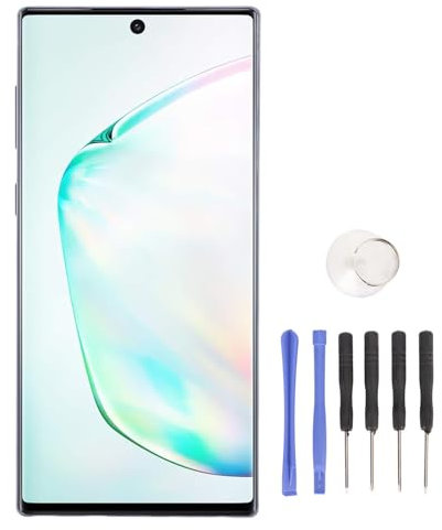 Jectse pour Note 10 Remplacement de L'écran OLED, Assemblage de Numéros D'affichage à écran Tactile avec Outil de Réparation, Pièces de Téléphone Mobile pour Note 10 N970F