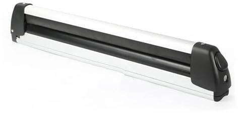 Lot De 2 Barres Toit Universelles en Alliage D'aluminium avec Verrou pour Skis, Snowboards, Skis d'hiver, Skis De Fond Porte-Bagages