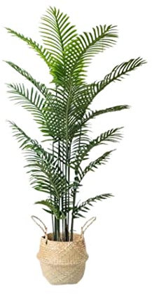 IWENZHKPA Fake Tree Artificial Trees Large Lush Artificial Tree With Pot Tall Fake Flower Potted Indoor Green Plants Ornaments Fake Plants Artificial Tree Indoors(A,180cm)