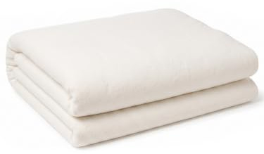 Glosaie Natural Cotton Wadding for Quilting, 90 X 108 (2.28 × 2.74 m) | Locks In Heat, Less Than 2% Shrinkage, No Pre-Wash & Iron, Machine Washable, Ideal for Quilts Quilting & Craft