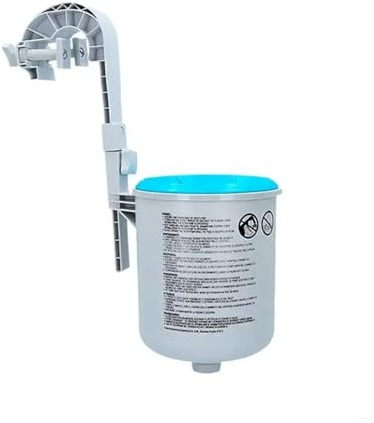 Generico Skimmer for Piscina a Parete for Piscine Fuori Terra Pulizia Superiore Automatica con Supporto Migliorato e cestello Rimovibile