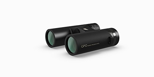 GPO German Precision Optics Passion ED 10x32ED Schmidt-Pechan Prisma Fernglas Leichtes Fernglas für Jagd, Wildbeobachtung oder Sport, Kohle Schwarz Magnesium Mikrobrücke und Körper (B320)