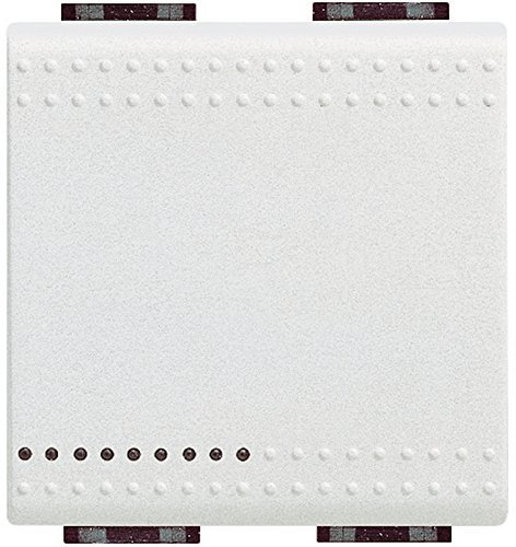 Bticino SN4911K2F Livinglight FP-Tapa de botón iluminable, 2 módulos
