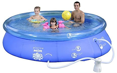 Mor Piscina Hinchable con aro autoportante 300x76 4600 litros