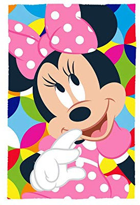 Kids Minnie Fleece Blanket 150 x 100 cm, Multicolour (WD19925)