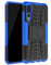 Cover per Huawei P20 Pro, Doppio Strato Antiurto Protezione Silicone con Kickstand Rugged Custodia per Huawei P20 Pro (Blu)