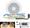 Arotelicht 12V Ruban LED Flexible LED 5M 600leds 2835smd Blanc Chaud 3000K Bande LED Lumineuse Coupable IP20 Intérieur Installation facile Décoration
