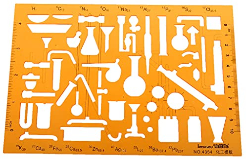 Chemie Wissenschafts Reagenzglas Experiment Symbol Zeichnungs Schablonen Schablone, 2