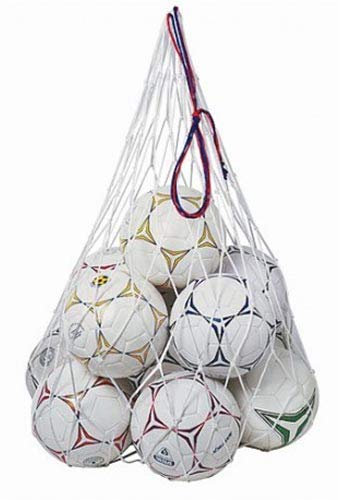 Fitness Health Mesh Ball Nylon Bag Football Sack/Carrier/Bag Soccer Training Net 4-6 - Portable Net Bag for Basketball RugbyBall, Volleyball - Suitable for Beach Volleyball - Waterproof Storage Bag