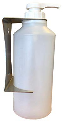 Handdesinfektionsspender Desinfektionsspender 500ml mit Nachfüllbare Flasche Wandspender Edelstahl No.16