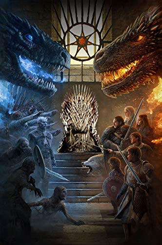 Game Of Thrones Ice and Fire Promotional Print Poster Wall Art Picture A4