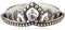 PANDORA Regal tiara sterling silver ring with clear cubic zirconia 192233C01