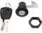 Cerradura Trasera para Maletero de Motocicleta, Akozon Universal Cerradura de Cola de Ajuste de Scooter Aluminio Plástico para Baúl de Almacenamiento de Motocicletas Eléctricas(#2)