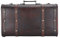 Jenngaoo Dekorativer Vintage Koffer, Antiker Holzkoffer mit Schnallenschloss Aufbewahrungstruhe für Fotografie Requisiten, Heimdekoration, 14,9 x 9,0 x 5,3 Zoll