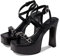 Michael Kors Paola Kettenplattform, Schwarz, 41 EU