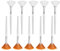 NITAIUN 10 Piezas Cepillo de Maquillaje de Abanico Brocha para Mascarilla Facial Cepillos Aplicadores Facialesl Herramientas de Maquillaje Pinceles para Peeling Facial Crema de Barro (10 Piezas)
