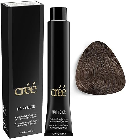 Cree Professional - Tinte permanente para el cabello, 100 ml, 3.4 onzas líquidas (rubio oscuro ceniza intenso, 6.11)