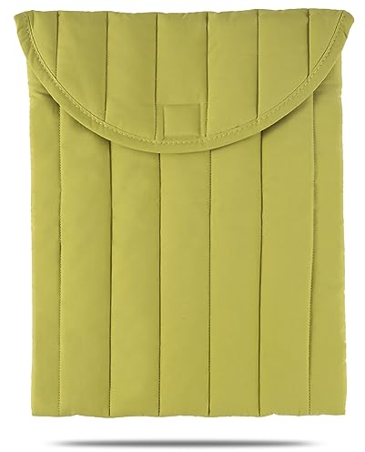Linpr Puffy Laptop-Hülle, 38,1-40,6 cm, gestreift, für Damen und Herren, niedliche Hülle, kompatibel mit 15 und 16 Zoll Laptops, für MacBook Air M2, Asus/Dell Xps in Cover