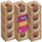 SOL 12pk Kraft Brown Cupcake Boxes – 9x9x9cm Single Cupcake Carrier with Clear Window – Sturdy Cardboard Bakery Boxes for Cupcakes, Muffins, Gifting, Parties, Weddings & Baking Presentation