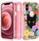 Plakill for iPhone Xs Max Case 3 in 1 Heavy Duty Protective Phone Cover for Women Men Girls Boys Hard Cases for iPhone 10 Xs Max,Flower Cat
