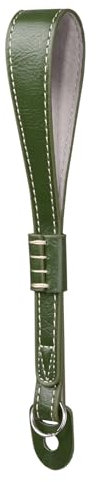 VOVMOEYA Camera Wrist Strap,Vintage PU Leather Camera Hand Strap for DSLR Mirrorless Compact Camera for Fujifilm XS10 XS20 XT3 XT5 Nikon Zf ZFC Z8 Canon Sony A6400 A6700 A7C II A7IV A7 III - Green
