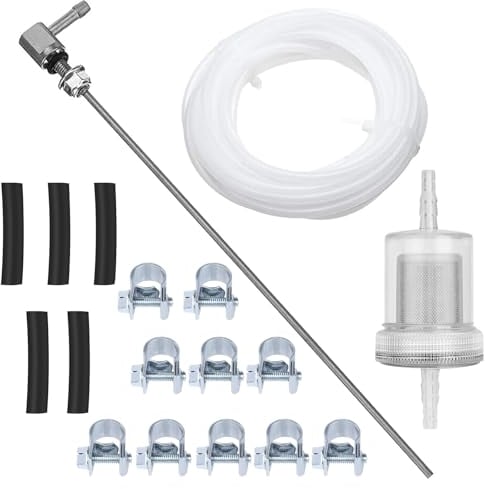 BlueXP 18 Stück Kraftstoff Standrohr Set Auto Diesel Standheizung Schlauch Ersatz Kraftstoffrohr Kraftstoffleitung Leitungsfilter Schlauchschellen Kit für Eberspacher/Webasto-Heizung