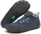 SAGUARO Chaussures Minimaliste Barefoot Homme Barefoot Shoes Femme Chaussures Pieds Nus Respirant Chaussures de Trail Antidérapantes Chaussures de Randonnée pour Semelle Zero Drop Bleu Foncé,EU GR.40