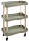HAKU Möbel desserte Vert, Nature, Bois Massif, métal - Dim.: L 50 cm x H 76 cm x P 30 cm, Style: Modern