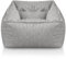 Aiire XXL Sitzsack Sofa Erwachsene - Relaxo Sitz Sack Sessel Design mit Füllung für Kuschelecke - Riesen Bean Bag Chair fur Gaming - Sitzsäcke aus Kunstleder Grau