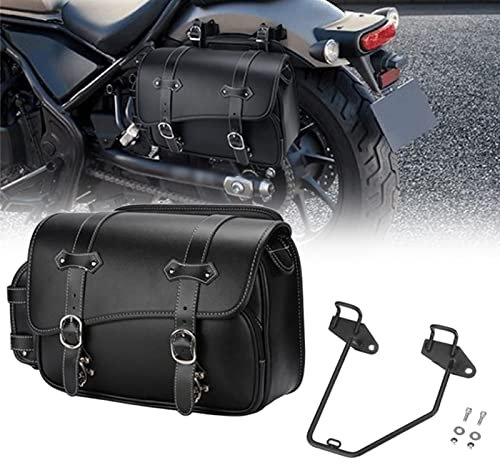 HFJFDQ XL883L XL1200NS Borsa Porta Attrezzi Laterale per Moto Accessori in PVC per H&Arley XL883L XL1200NS