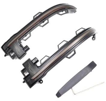 LccYanAi Für BMW X3 F25 X4 F26 X5 F15 X6 F16 2014-2018 Auto Rückspiegel-Blinker,Dynamic Indicator Light Side Rear View Mirror Sequential Indicator Lamp.