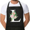 Sugeru Kochschürze - L Rose - Muster |,Schürze mit 2 Taschen | geschenke herren damen | Wasserdicht Küchenschürze,Kochen Backen Grillen für Haus,Restaurant,Verstellbare Kinderschürze