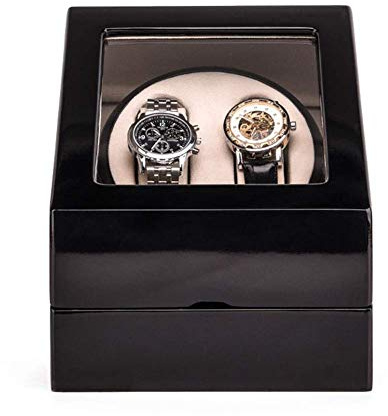OWOHYG Scatola Porta-Orologi da Donna, Scatola Porta-Orologi in Legno, Girevole e silenziosa