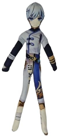 Xinchangda Chongyun Plüschfigur Anime Chongyun Plüsch 28cm Lustige Weiche Gepolsterte Figur Aktive Gelenkfigur Dekoration Geschenk