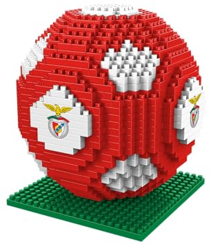 FOCO Offizielles Lizenzprodukt S.L. Benfica BRXLZ-Steine 3D-Fußball BAU-Set 12+ yo