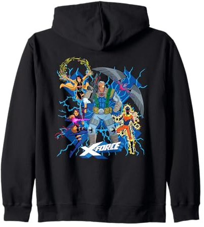 Marvel Studios X-Men '97 Season 2 Cable and X-Force Team Zip Hoodie