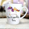 Konische Tasse Spruch Nur Verrückte hier .. Komm Einhorn wir gehen - Spülmaschinenfest