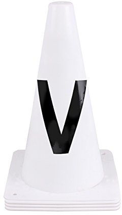 QHP Bahnpylone Pylonen für Dressur-Arenen Viereck 20 m x 60 m Ergänzungsset P, R, S, V